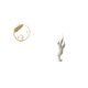 thumbnail image 5 of Escultura De Resina De Metal Con Forma De Bola De Cristal, Arte Moderno, Figura Decorativa De Escritorio Para Interiores, Colección De Estatuas, Artesanías Decorativas Para Pasillo, Chimenea,, 5 of 8