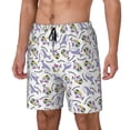 thumbnail image 2 of Haiem Monkey Submarine Captain Mens Swim Trunks with Compression Liner 2 in 1 Swimming Shorts Stretch Swimwear Quick Dry,Board Shorts-X-Large, 2 of 9