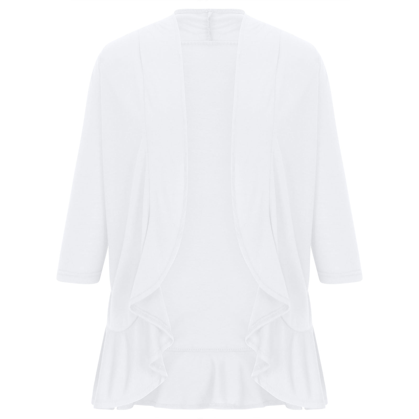 Lightweight Cardigan for Women Summer Elbow-Length Shirt Open