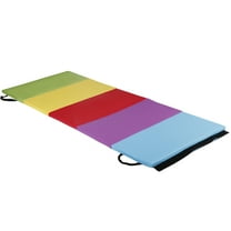 XiHuaZhaoChen Tumbling Mat, 6’x2" Thick High Density Anti Tear Gymnastics Mat, Gym Folding Exercise Aerobics Mats w/Carrying Handles for Home Gym Exercise