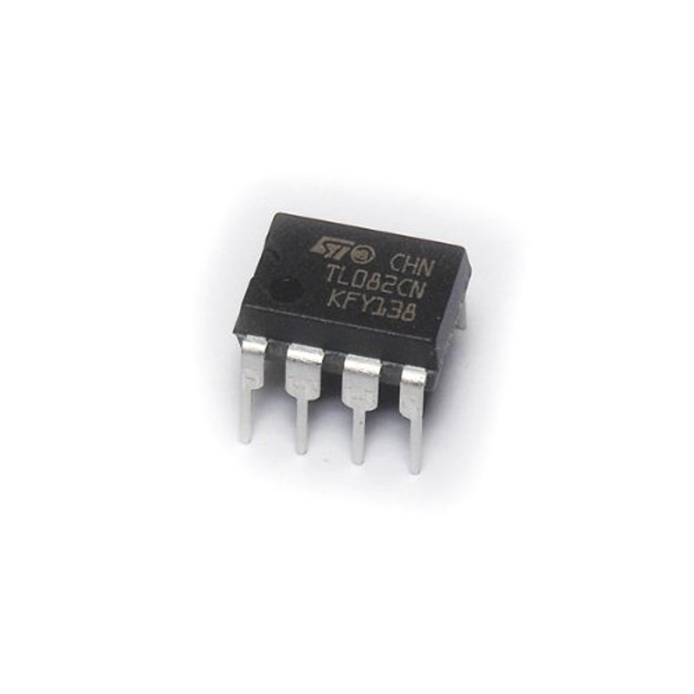 TL082 OpAmp JFET inputs, low input bias current DIP8 Package TL082CN