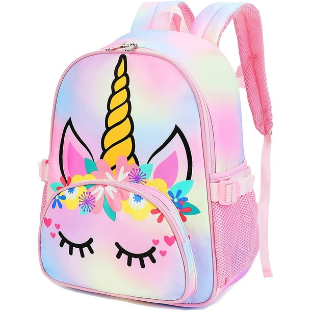 Kids Backpack Girls School Backpack Unicorn Preschool Kindergarten