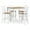 White, variant on Ashley Furniture Gesthaven Blue Counter Height Dining Table Set - Set of 5
