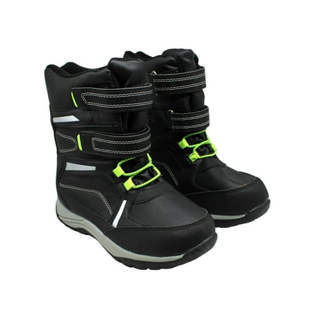 

Totes Seth Black Neon Thinsulate Warm Youth Winter Boots