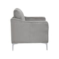 thumbnail image 5 of Lounge sofa with armrests that can be assembled,Convertible Sectional Corduroy Sofa,Gray, 5 of 6
