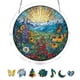 thumbnail image 1 of Atrapasueños acrílico con forma de rompecabezas para ventana – Decoración de jardín con vidrieras y coloridos diseños para colgar en interiores o exteriores., 1 of 5