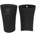 thumbnail image 2 of Rodilleras de 7 mm (1 par) - Rodilleras de alto rendimiento para levantamiento de pesas, cross training y powerlifting - Las mejores rodilleras y correas de compresión - Para hombres y mujeres (Negro/, 2 of 5