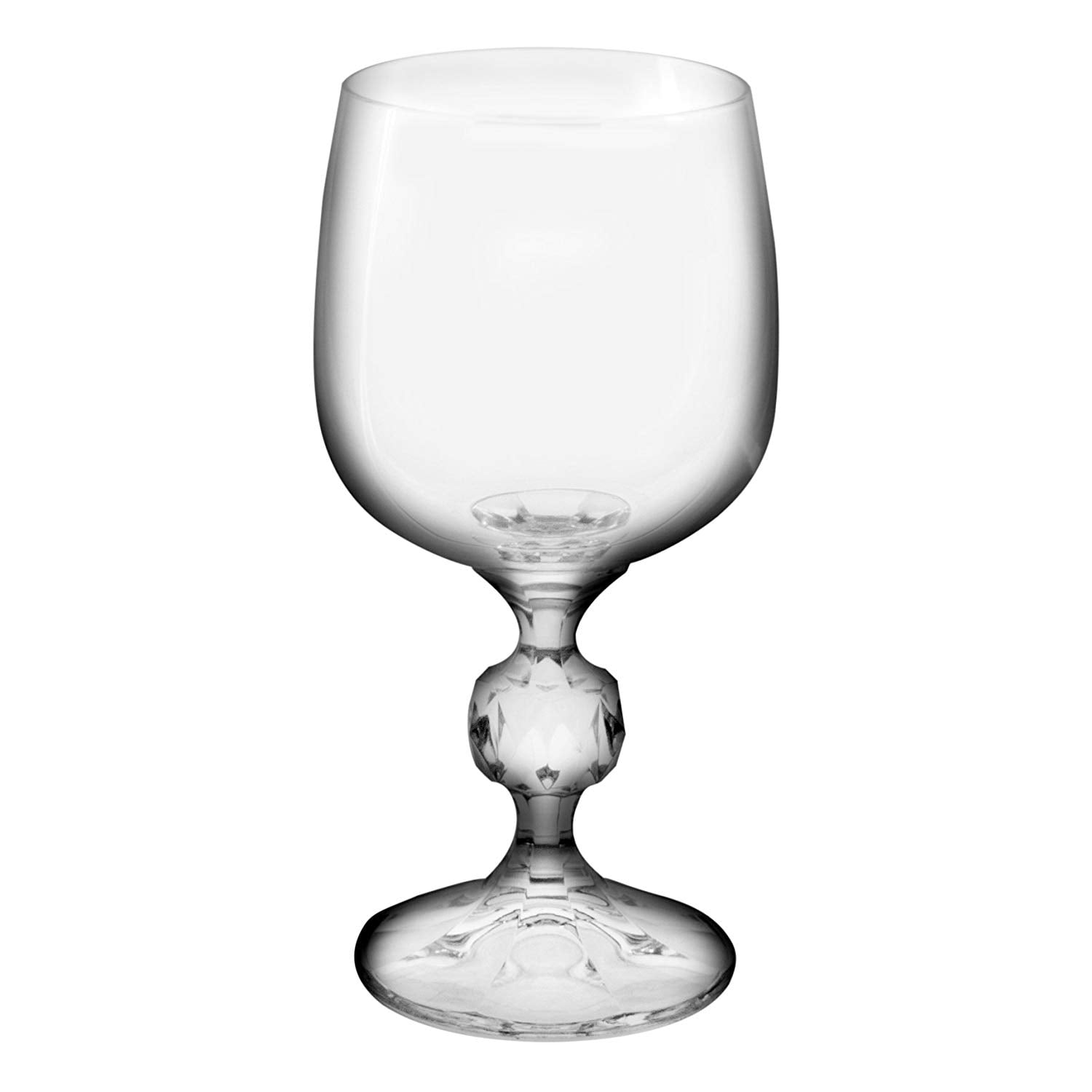 Crystalite Set of 6 x 6 Oz. White Wine Glasses Goblets, Bohemia Crystal