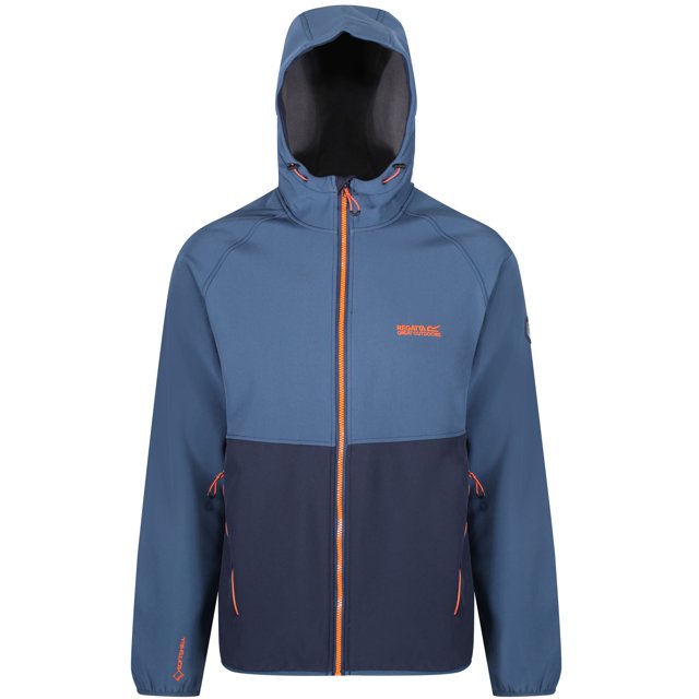 Regatta - Chaqueta con Capucha Modelo Arec II para Hombre (Azul Marino/Vaquero Oscuro)
