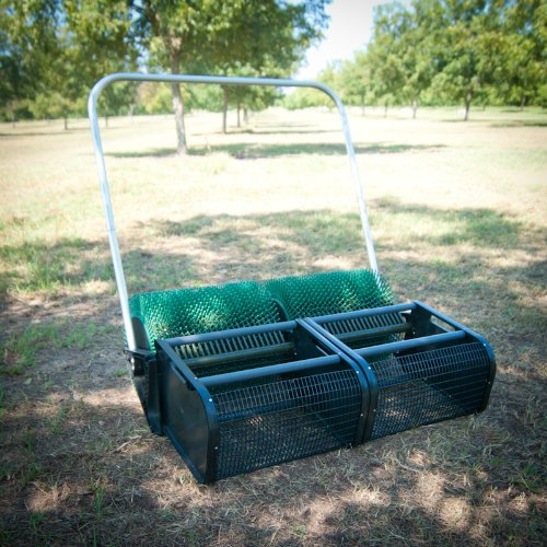 36" Push Pecan Harvester by BagANut; for Pecans, Almonds and Large