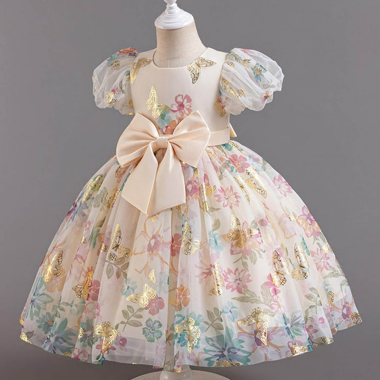 designer dresses for girls special celebrations Amazon.com: Zvzio Girls' Special Occasion Dresses with Cloud Shoulder Design,  Mid-Length Easter Dress for Girls Blue: Clothing, Shoes & Jewelry