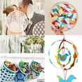 thumbnail image 6 of 8 Pieces 8 Inch Wooden Round Embroidery Hoops Adjustable Bamboo Circle & 6 Pieces 10 Inch, 6 of 10