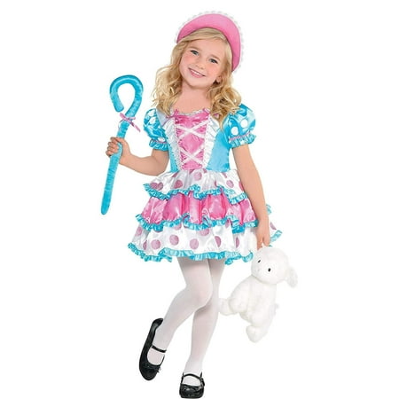 Suit Yourself Little Bo Peep Halloween Costume for Girls, Includes