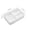 White, variant on Single Layer Bento Box With Dividers, Sealed Leak Proof Lunch Box, Microwave Safe Food Container For Office, Portable Meal Prep Storage, Rectangle Partitioned Organizer