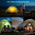 thumbnail image 2 of Cadena de luces para acampar TSOCOS, 10 m, RGB, 19 modos, recargables, 2 of 6