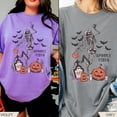 thumbnail image 4 of "Spooky Vibes Dancing Skeleton T-Shirt – Fun Halloween & Fall Festival Graphic Tee for Seasonal Parties and Casual Wear", 4 of 6