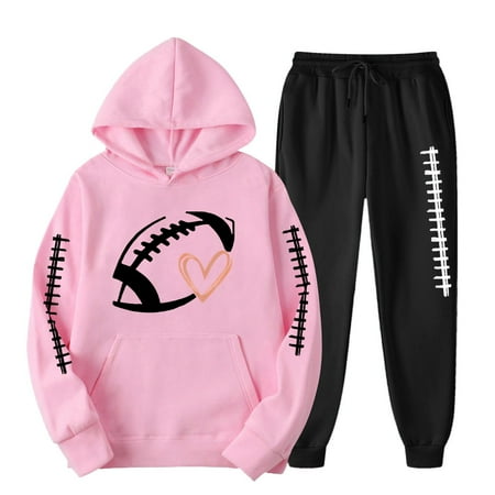 

XNHOU Toddler Girl Boy Halloween Outfits And Casual Printed Hoodie Long Sleeved Hooded Suit Sweatshirt Set with Pockets Fall Winter Clothes 6-7 Years