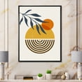 thumbnail image 2 of Designart 'Abstract Shapes With Botanical Minimalist Leaf IV' Modern Framed Canvas Wall Art Print, 2 of 5