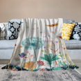 thumbnail image 2 of BCIIG Super Soft Flannel Blanket for All Seasons - Floral Butterfly Design 40x50in, 2 of 6