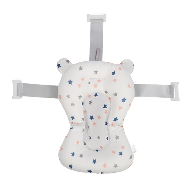 Almohadilla de bañera para bebé, portátil, antideslizante, cómoda, suave y flotante, para baby shower