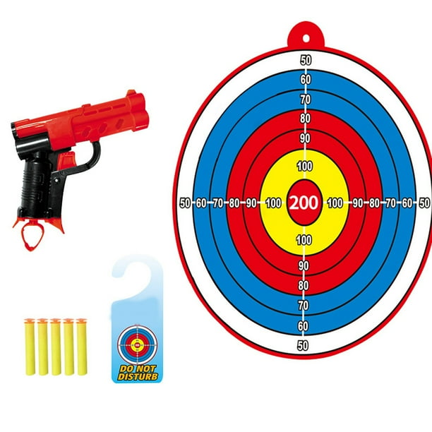 Juego De Tablero De Dardos Para Niños, Juguete De Tiro De Bala Suave De Plástico, Juguete De Tablero De Dardos, Práctica De Tiro, Juguetes Para Niños Y Padres, Juegos De Mesa Yuarrent FN006343-00