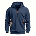thumbnail image 6 of StSilkitty Hooded Sweatshirts for Kids Oversized Half Zip Long Sleeve Hoodies Fall Winter Fashion Warm Pullover Tops with Pockets, 6 of 9