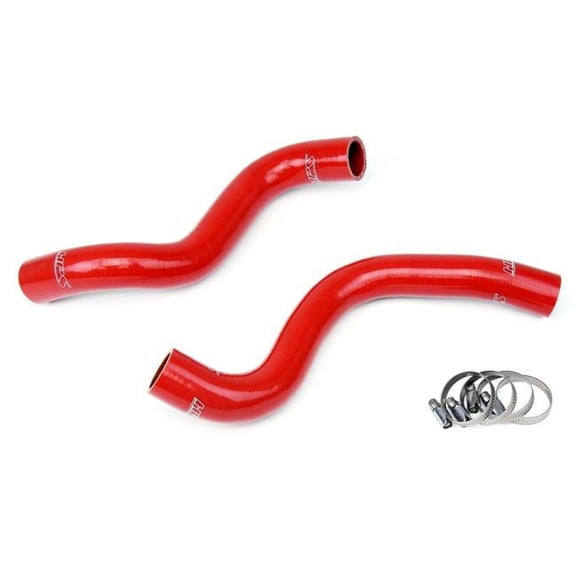 HPS Red Reinforced Silicone Radiator Hose Kit Coolant for Lexus 11-13 CT200h Toyota 09-13 Prius 1.8L