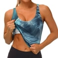 thumbnail image 3 of Hirioo Cat Underwater Fantasy for Women's Sports Vest with Full-Print Design, Stretchy Fabric and Removable Pads-X-Large, 3 of 8