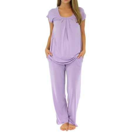 - PajamaMania Women's Sleepwear Short Sleeve Pajamas PJ Set