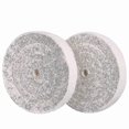 thumbnail image 1 of 6 Inch Polishing Wheel with 1/2" Arbor Hole, 70 Ply, Extra Thick for Bench Grinder Tools (Pack of 2), 1 of 3
