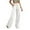 Silver, variant on Women's Casual High Waist Wide Leg Pants with Drawstring Soft Comfortable Stretchy Workout Yoga for Running Outdoor Activities Red L
