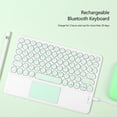 thumbnail image 4 of Dvkptbk Bluetooth Wireless Keyboard, 78-Keys Lightweight Ultra Slim Keyboard with Touchpad, Office School Supplies for Computer, Desktop, PC, Laptop, Tablet, 4 of 5