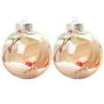 thumbnail image 1 of PENGXIANG 2Pcs Arbre de Noël Boule Creux Paillettes Transparentes Étoile Rotin Fruits Rouges Scène Mise en Page Plastique Fête Décor Boule Pendentif Partie Fournitures, 1 of 11