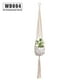 thumbnail image 3 of Advancent Colgador de plantas de macramé hecho a mano, colgador de flores/macetas para decoración de pared Jardín y Patio No.04, 3 of 6