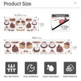 thumbnail image 3 of Yayeee Faucet Mat for Kitchen Sink 30" Diatomite Long Splash Guard Pad, White Chocolate Cakes, 3 of 7