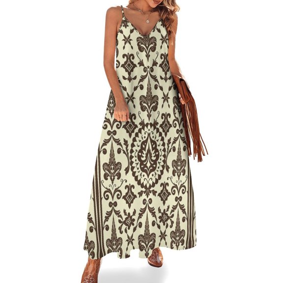 Paisley 2025 Dress Women Outfit Festival Woman Summer Women for Sensual Sleeveless