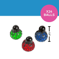thumbnail image 3 of Glitter Mini Stress Balls (24 Pc) - Party Favors - 24 Pieces, 3 of 3