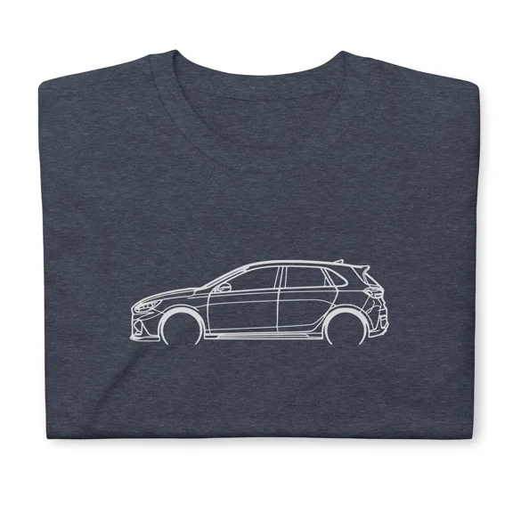 Reprint Rare Softstyle T-Shirt For Hyundai i30N 2021 Car Owners Christmas Gift Tee Shirt