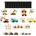 thumbnail image 4 of VWAQ Construction Wall Decals Boys Room Heavy Machinery Vehicle Stickers Peel and Stick - 30 PCS - PAS41 (35" X 51" Sheet), 4 of 4