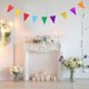 thumbnail image 4 of unbranded 2Jgo Con Banderines Triangulares De Papel Para Cumpleaños Y Bodas, 4 of 8