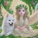 thumbnail image 1 of 5D DIY Taladro Parcial Forma Especial Ángel Y Cachorro 30x30cm, 1 of 9