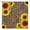 Yellow Brown, variant on Cactus Spring Tropical Shower Curtain - 36 x 70 in Succulent Plants & Wildflowers Farmhouse Vintage Barn Wooden Board Decor Watercolor Desert Theme Includes Hooks