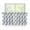 Blue Gray Wavy Dot, variant on Blackout Thermal Curtains for Laundry Room Cafe Bathroom, Simple Rod Pocket Installation 2 Panels Blackout Short Window Shades, Star Tie-Dye Design