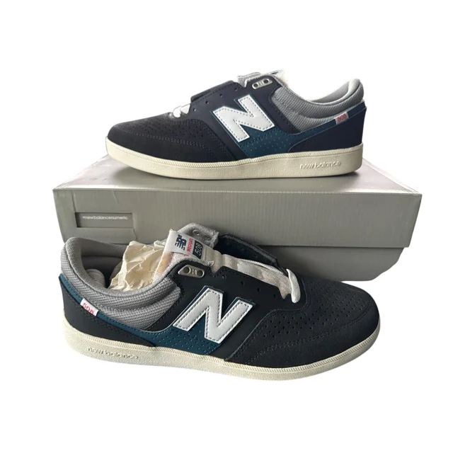 New Balance Westgate 508 Skateboarding Sneakers Mens 8.5 Blue Black Suede