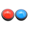 thumbnail image 1 of EeaseCA 2Pcs Game Answer Buzzer Electronic Responder Toy Digital Responder Big Buttons with Lamp without Battery (Red, Blue), 1 of 9