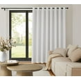 thumbnail image 3 of SUNBARRIER™ I-SNAP™ Blackout Grommeted Patio Door Panel with removable liner by TRU-BARRIER WINDOW SOLUTIONS - White 100x84, All Season, Adult Size, OEKO-TEX Certified, 3 of 7