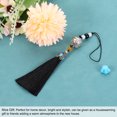 thumbnail image 4 of Uxcell 2Pack 19cm/7.48" Pendants with Tassels, Black Classic Bells Tassel Pendant, 4 of 4