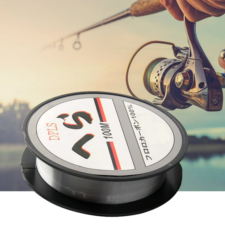 Lomubue 100m Lure Fishing Line Strong Pull Fast Water Entry Anti-knot  Fishing Nylon Super Strong Monofilament Fishing Line for Outdoor