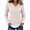 Beige, variant on Tqcoqu Women's Faux Two Piece Ribbed Knit Top,V Neck Long Sleeve Layered Hem Slim Fit Casual Pullover Blouse