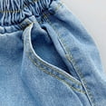 thumbnail image 5 of NAFUU Little Girls Denim Shorts Ruffles Kids Toddler Fashion Jean Shorts Summer Casual Beach Sports Short Pants 3-4 Years, 5 of 9